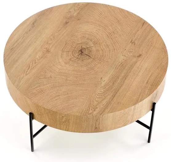 Stolik kawowy PARANA w dekorze dębu 80x37 cm