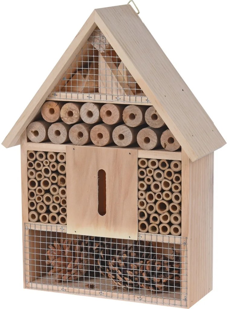 Domek dla owadów brązowy, 22 x 30 cm
