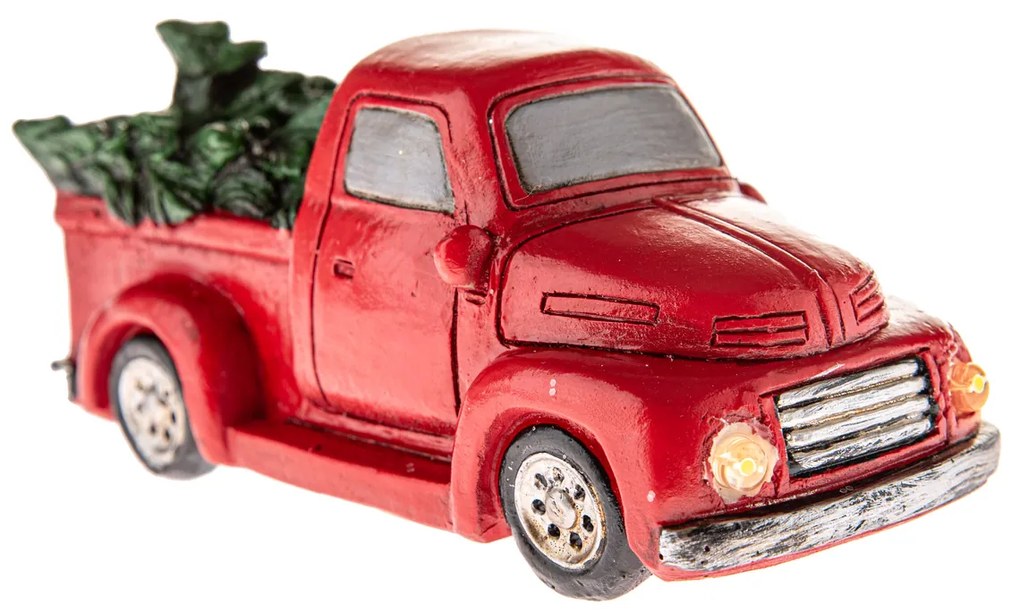 Świecący samochodzik z żywicy poliestrowej, 11,5cm