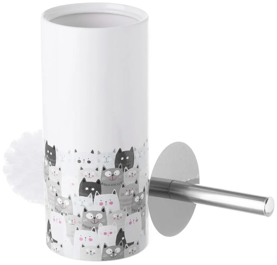 Szczotka do WC w ceramicznym stojaku Casa Selección Gatos