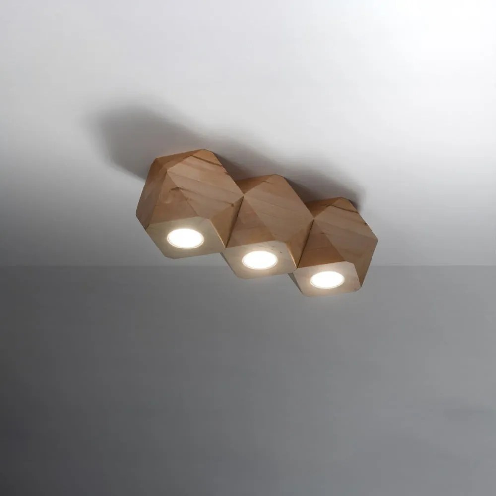 Lampa punktowa w naturalnym kolorze 12x36 cm Vige – Sollux