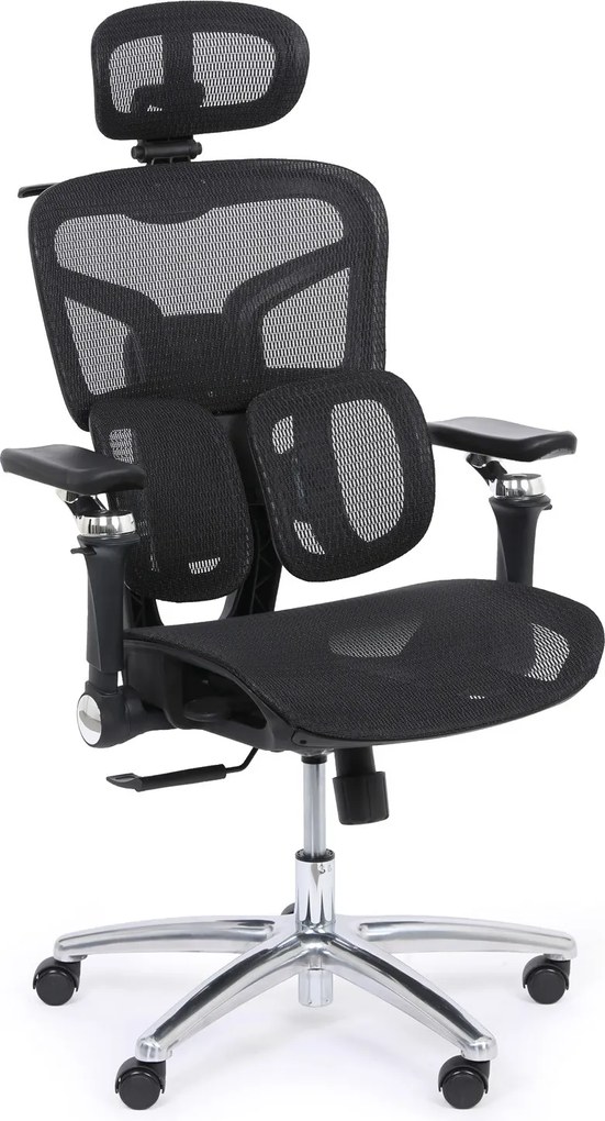 Krzesło biurowe LEVEL, czarna