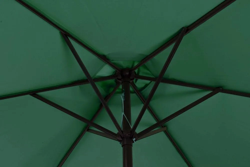 Duży parasol ogrodowy łamany, skośny SL-UM003C, zielony