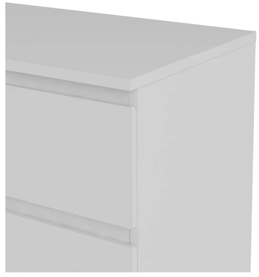 Biała niska komoda 77x84 cm Nova – Tvilum