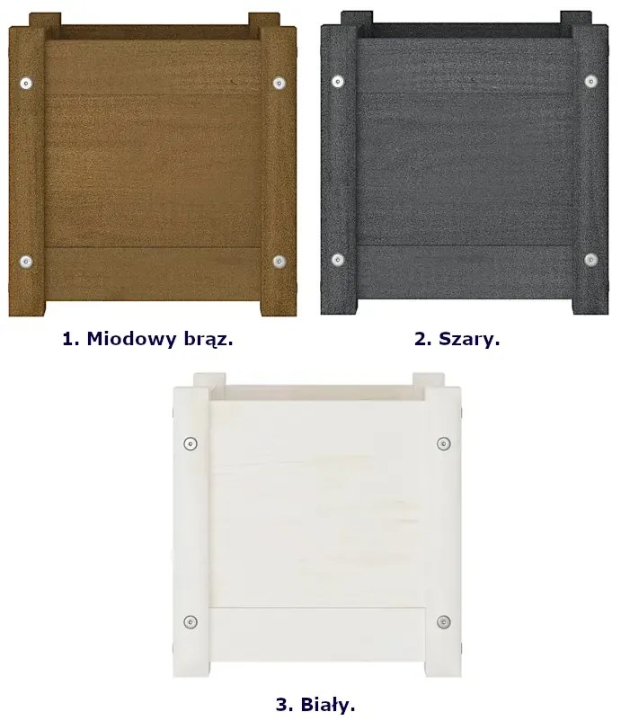 Donica Ogrodowa Miodowy Brąz R1-B83