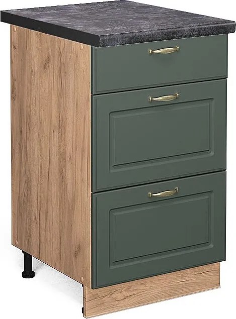 Szafka dolna do kuchni green gold country 50x60x82 fame-line