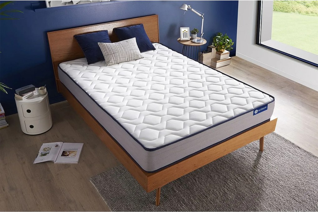 Materac Actiflex form 160x195cm, Grubosc : 22 cm, sprezyny kieszeniowe i pianka z pamiecia ksztaltu, Wysoki, 5 stref komfortu
