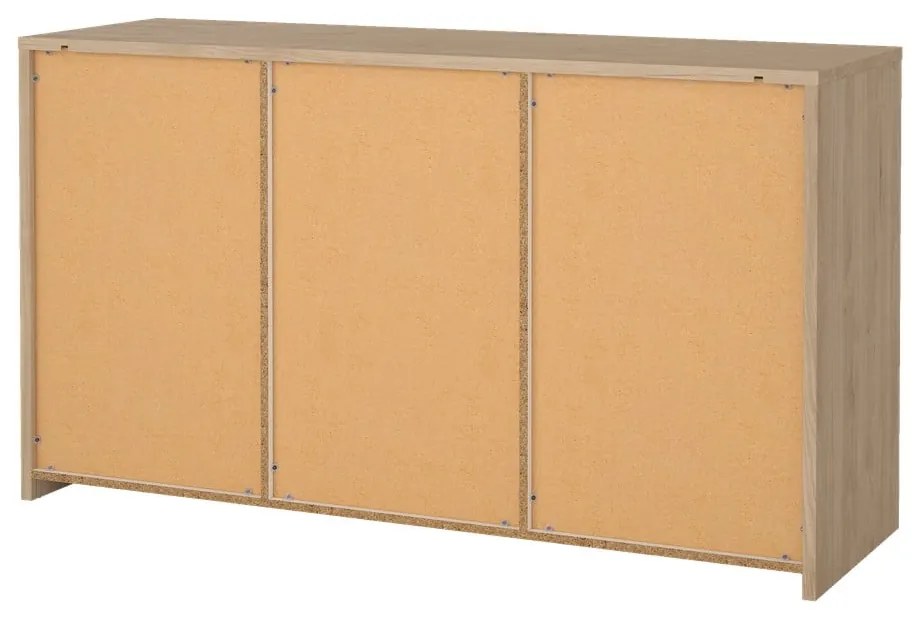 Biało-naturalna komoda w dekorze dębu 149x84x48 cm Next – Tvilum