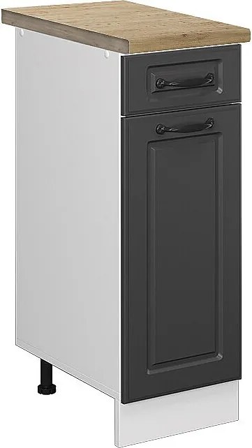 Szafka dolna do kuchni antracytowy domek wiejski 30x60x81.6 r-line