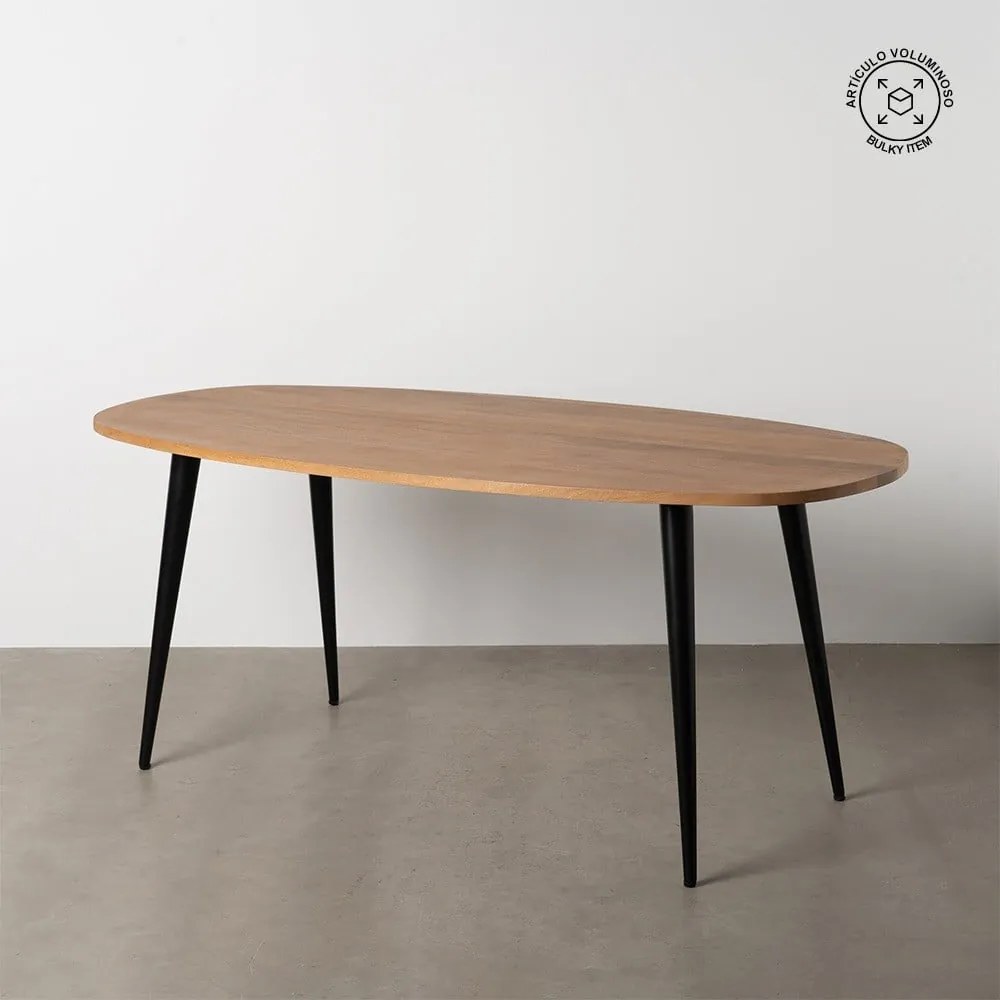 Stół z litego drewna mango 90x180 cm Mahón – Ixia