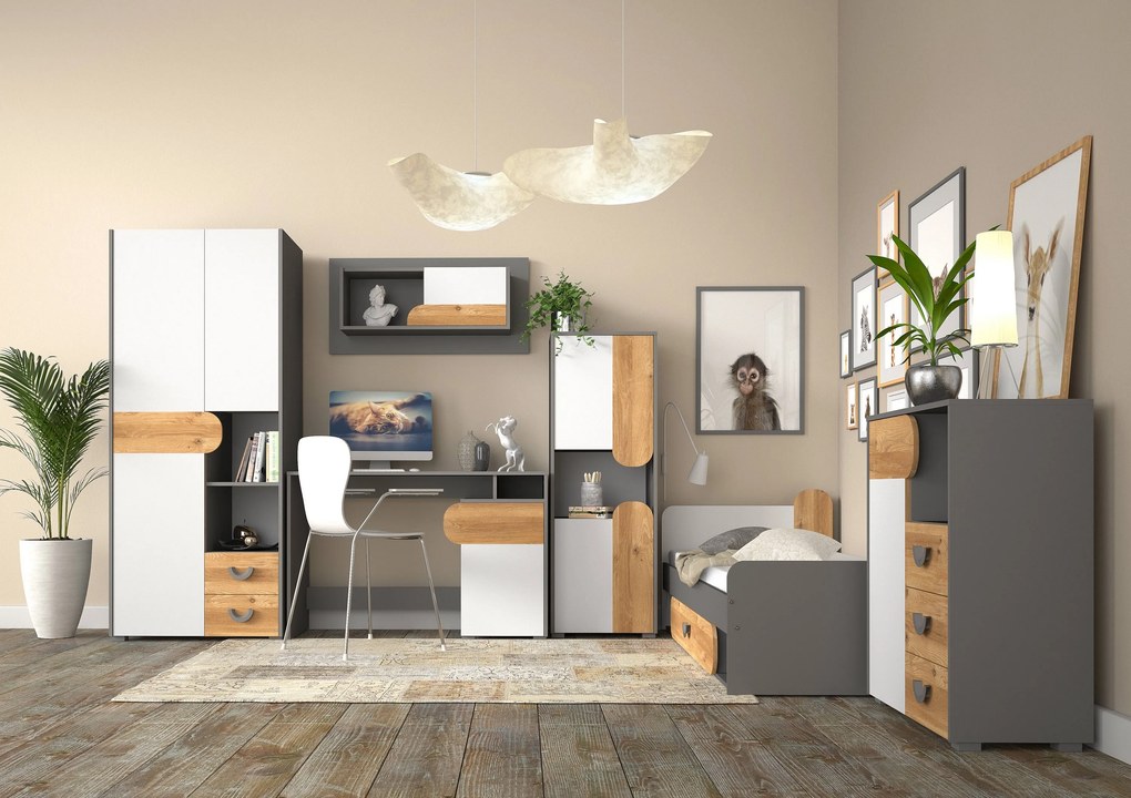 Komoda ARCADA 80 cm do Salonu Sypialni Dąb