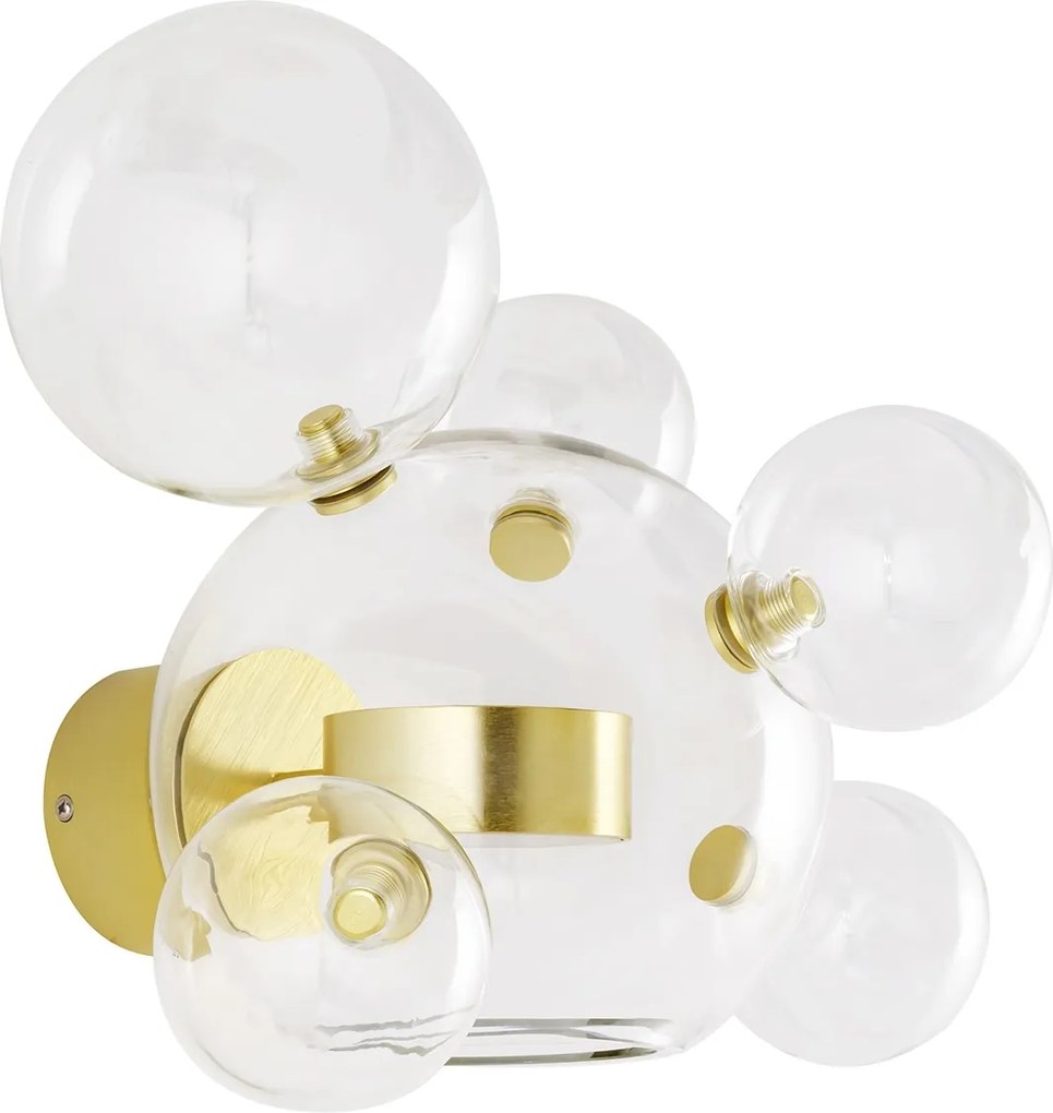 Wieloczęściowy kinkiet ścienny w stylu glamour Capri Wall 6