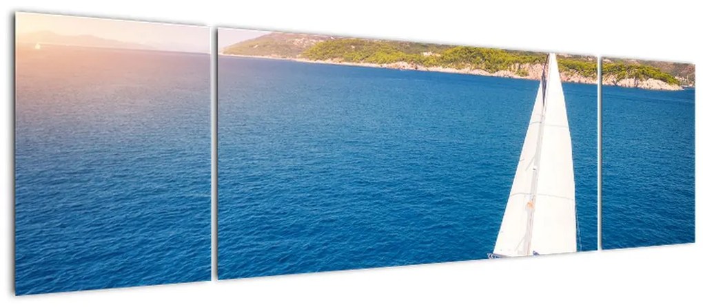 Obraz - Przejażdżka łodzią (170x50 cm)