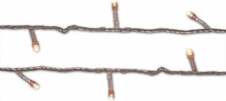 Garth świąteczny LED łańcuch - 10 m, 100 diod, ciepła biel