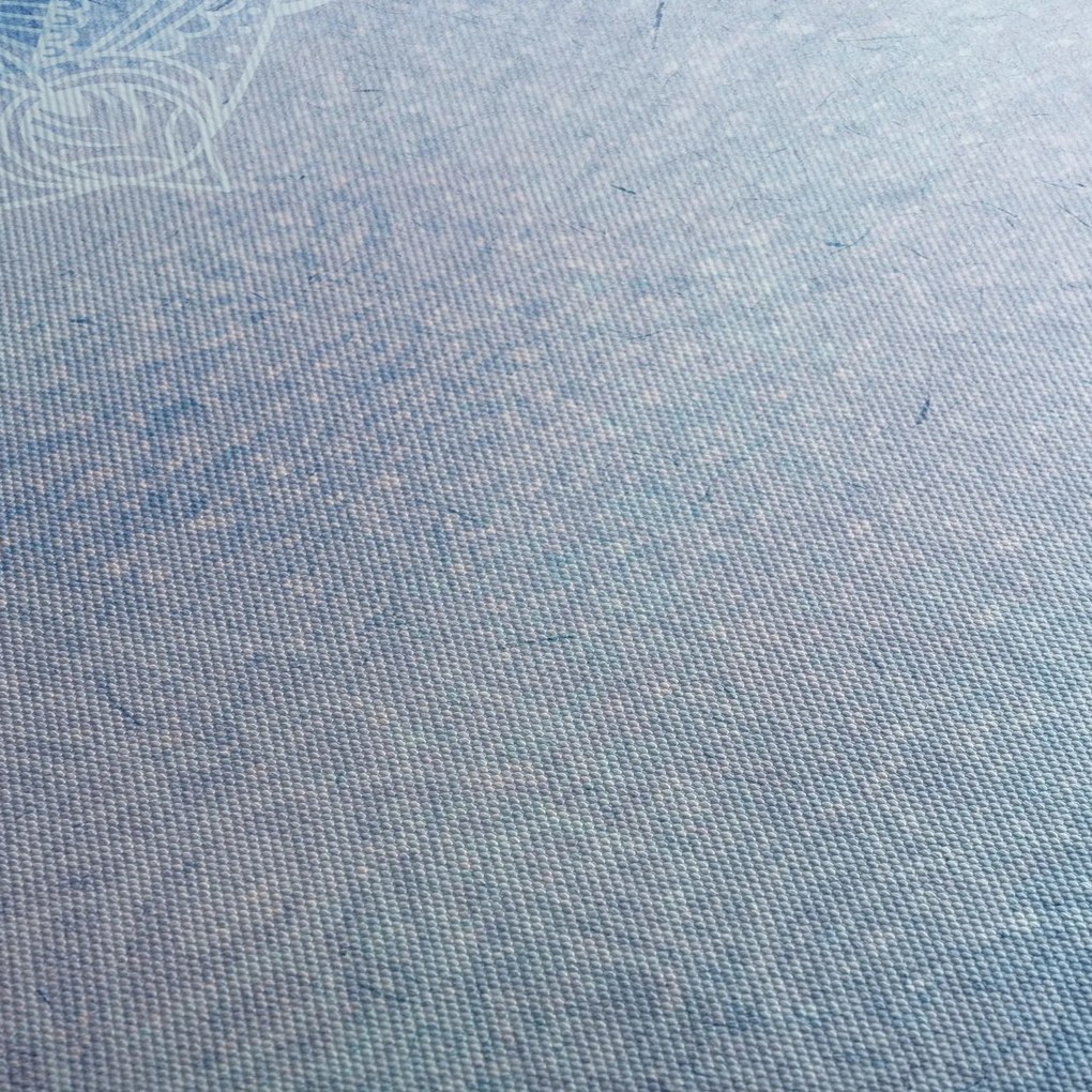 Obraz - Mandale w niebieskim (125x70 cm)