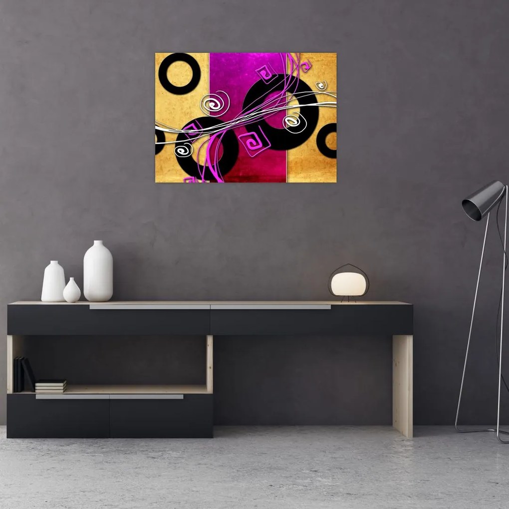 Obraz abstrakcji (70x50 cm)
