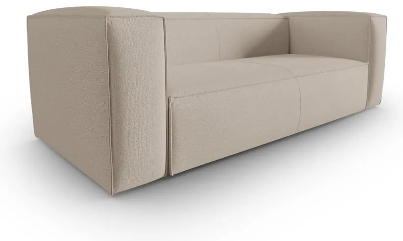 Beżowa aksamitna sofa 200 cm Mackay – Cosmopolitan Design