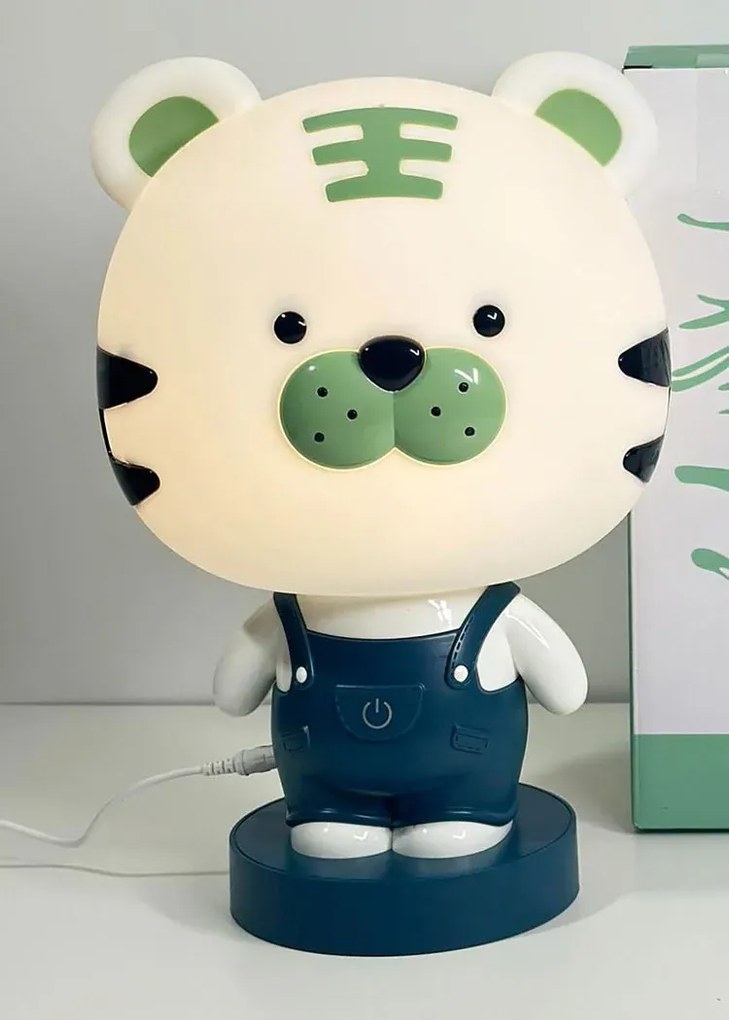 Zielona dotykowa lampka LED dla dzieci - A366 D4-A27