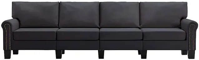 Czteroosobowa ciemnoszara sofa - Alaia 4X