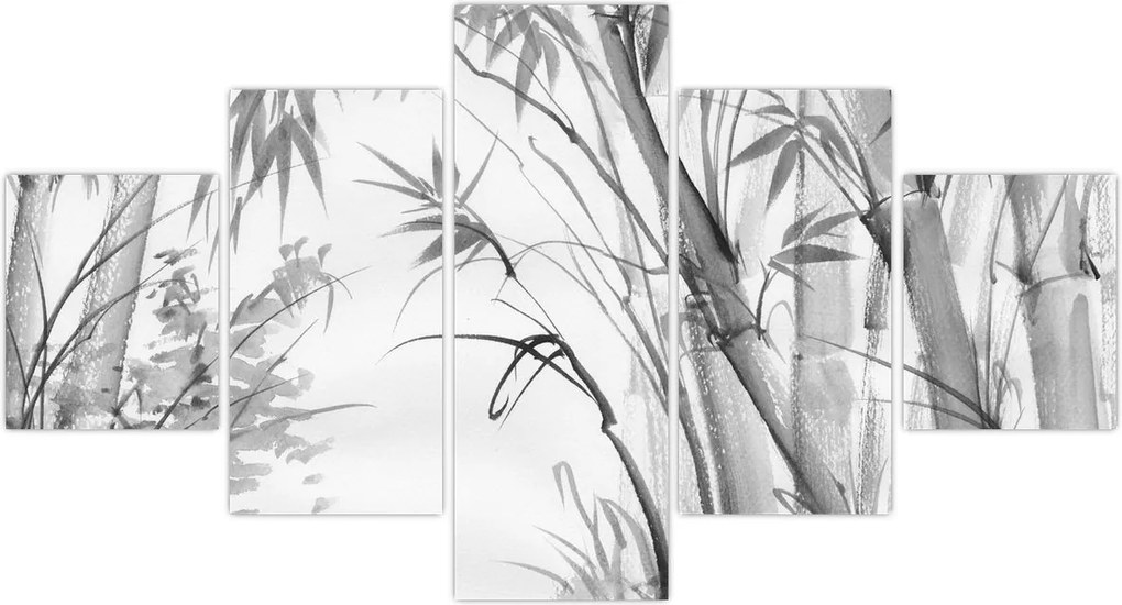 Obraz - Las bambusowy (125x70 cm)