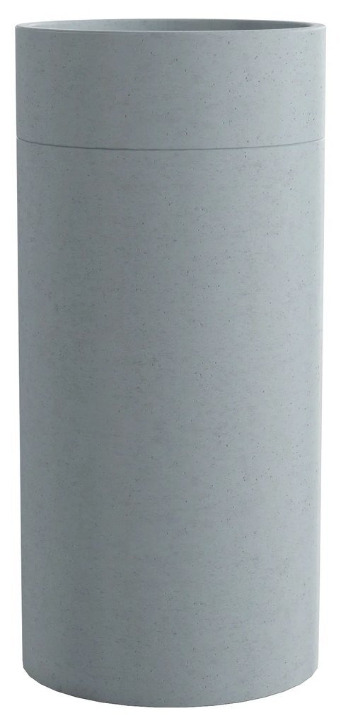 Umywalka betonowa wolostojąca bez otworu na baterię DELIS | Różne kolory : Kolor - Ciemny szary, Podłączenie syfonu - Do ściany