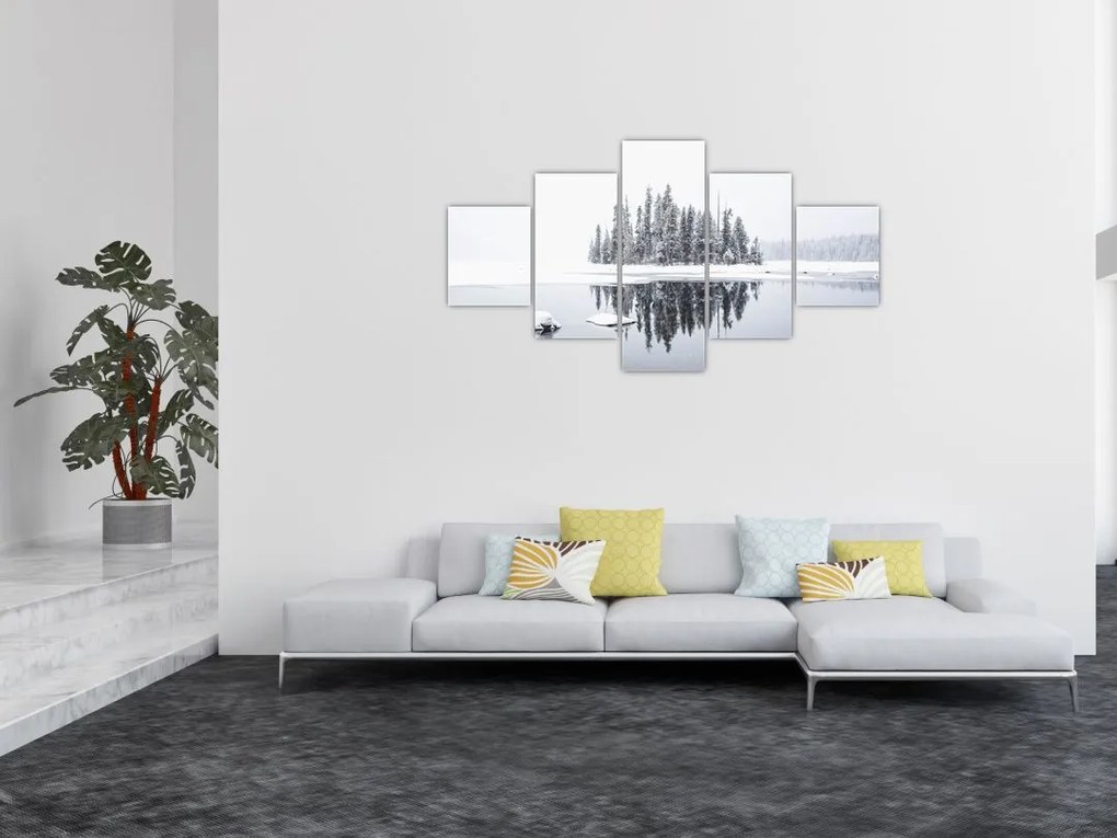Obraz - Było biało (125x70 cm)