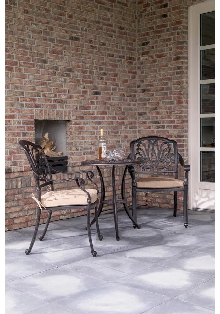 Aluminiowy okrągły stolik ogrodowy ø 62 cm Amalfi – Hartman