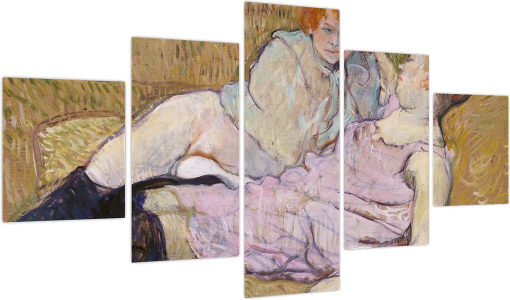 Obraz - Henri de Toulouse-Lautrec, The Sofa, reprodukcje (125x70 cm)