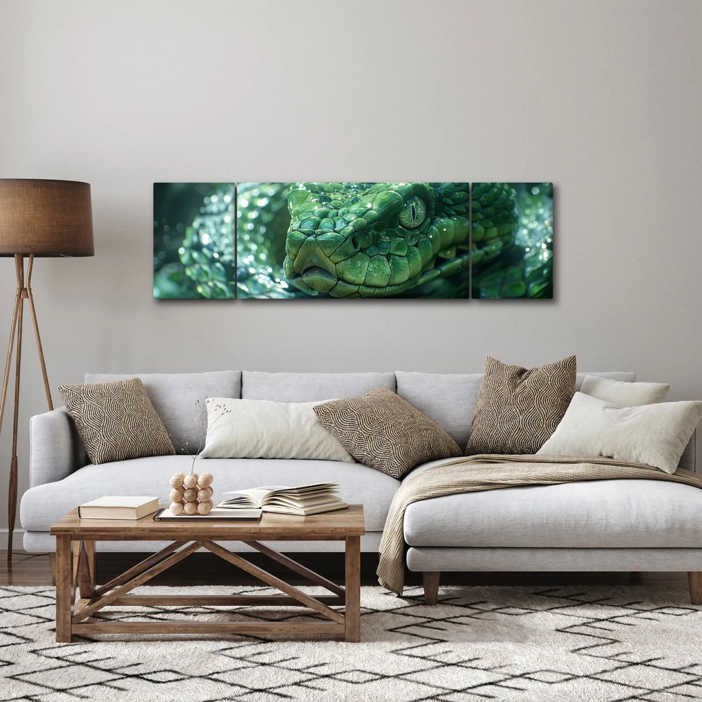Obraz - Portret węża (170x50 cm)