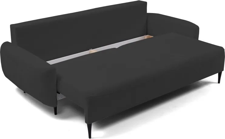 Sofa BOHO z funkcja spania i pojemnikiem CZARNY PERFECT HARMONY 99