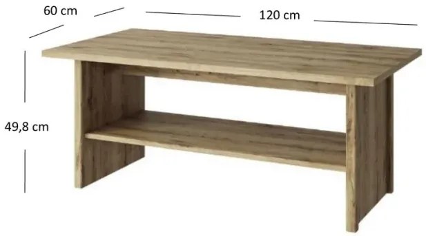 Ława kawowa z półką A5-H58