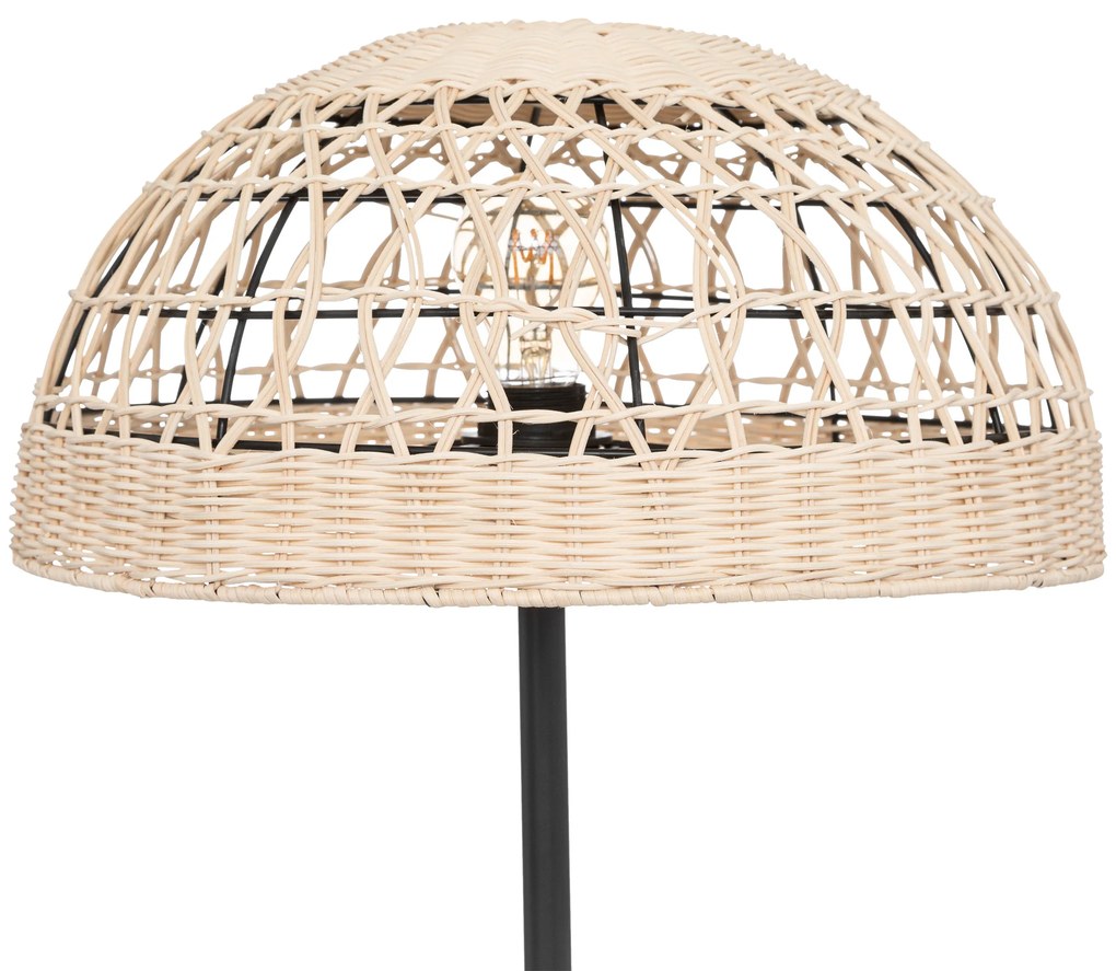 Lampa podłogowa RORY z plecionym abażurem, Ø 40 x 150,5 cm