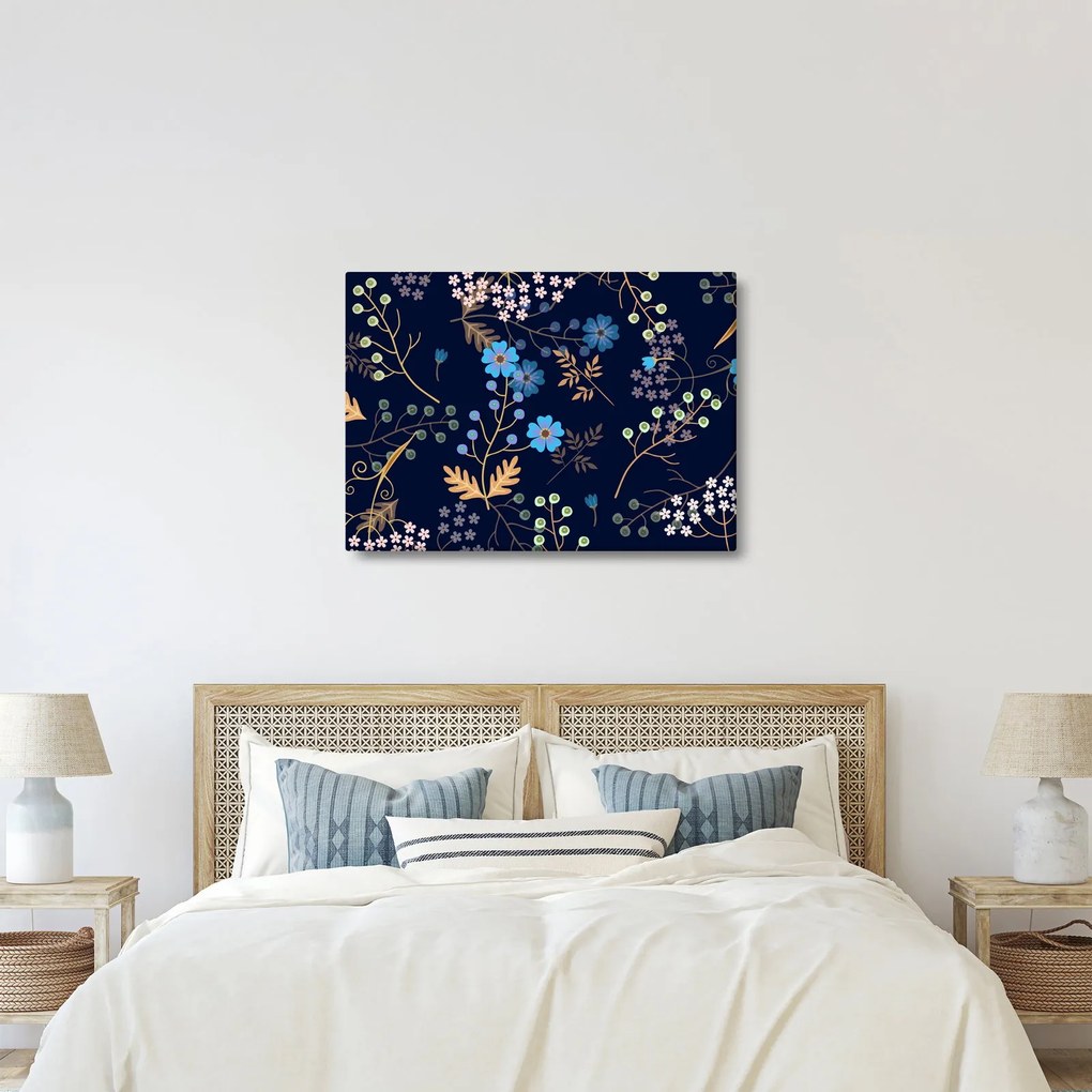 Obraz - Jesienne kwiaty (70x50 cm)