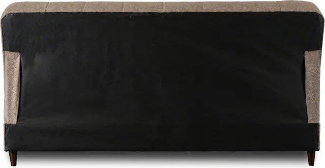 Sofa z Funkcją Spania NEPAL Wersalka Rozkładana Dwuosobowa Brązowa Nowoczesna do Salonu