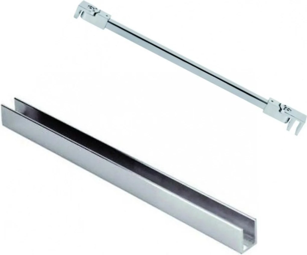 Ścianka prysznicowa Walk-in satynowa matowa prostokątna 8 mm MOLIS Satin Classic MASSI | rożne rozmiary : Kolor profili kabiny - złoty szczotkowany, Szerokość ścianki - 100 cm, Typ montażu - WALK in FIX (Do ściany)