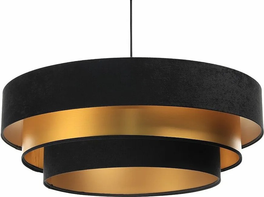 Lampa wisząca TRIO MIX czarna/złota