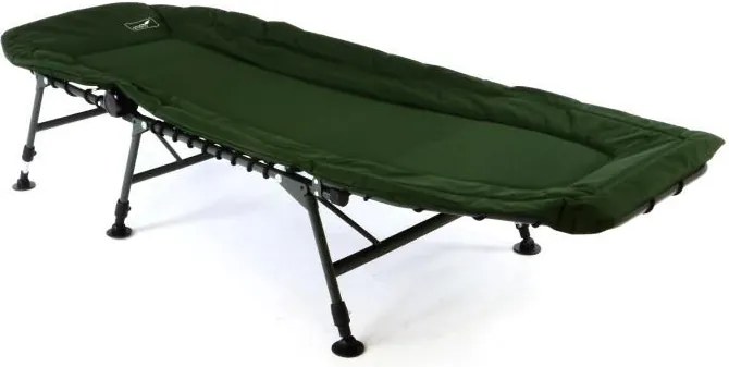 Łóżko kempingowe wędkarskie turystyczne zielone