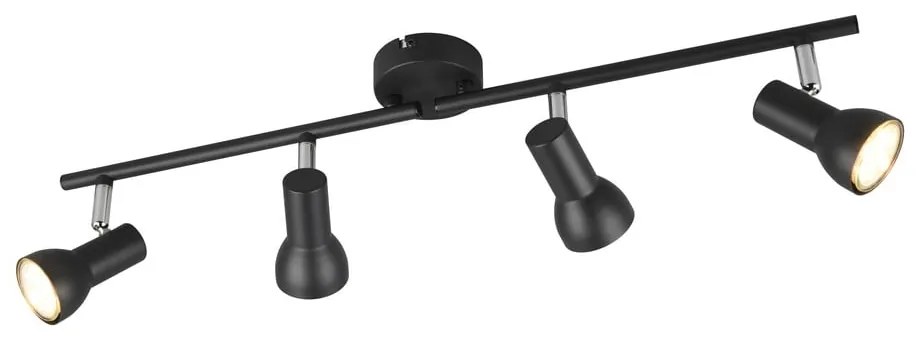 Czarna lampa punktowa ø 8 cm Cantar – Reality