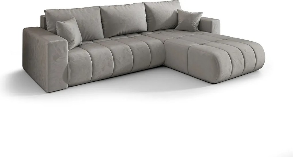 Narożnik BEDANTE MILO PREMIUM L Monolith 84 Prawy z funkcją spania Mebel łączący wygodę i nowoczesny design