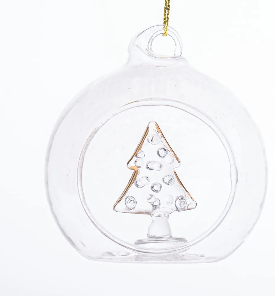 Szklana bombka ø 6 cm Tree – Dakls