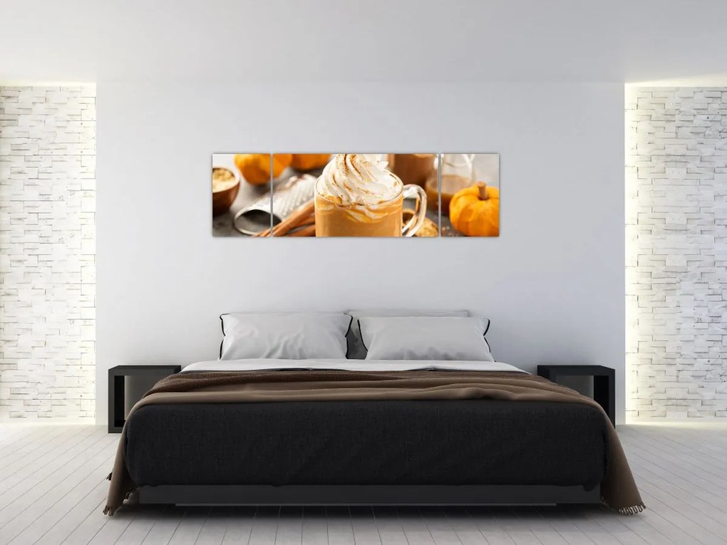 Obraz - Dyniowa latte (170x50 cm)