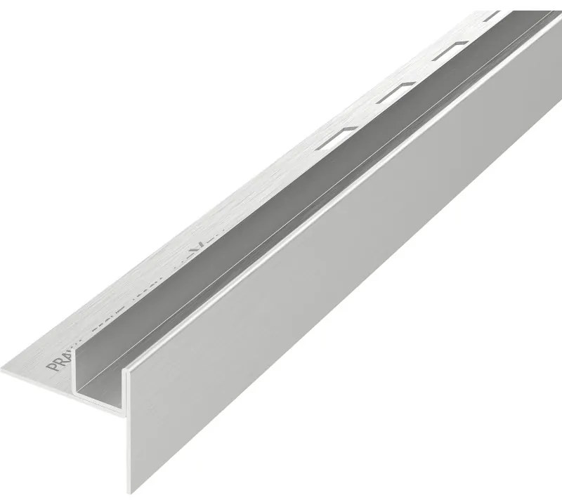 Mexen Line-B listwa spadkowa do szkła 180 cm prawa, inox - 181004180R