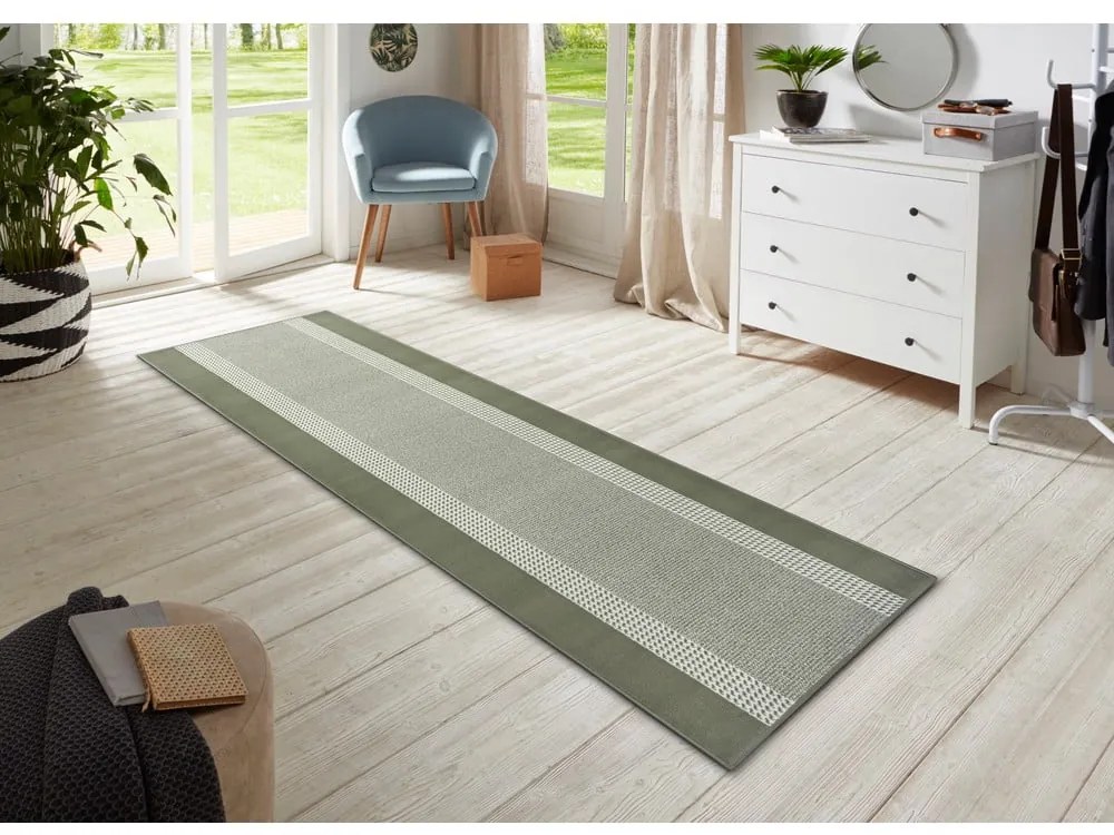 Zielony chodnik 80x200 cm Band – Hanse Home