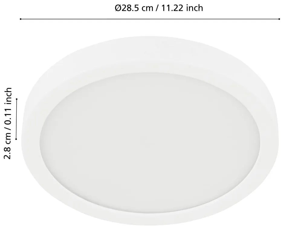 Inteligentna lampa sufitowa LED 19,5 W FUEVA-Z – EGLO