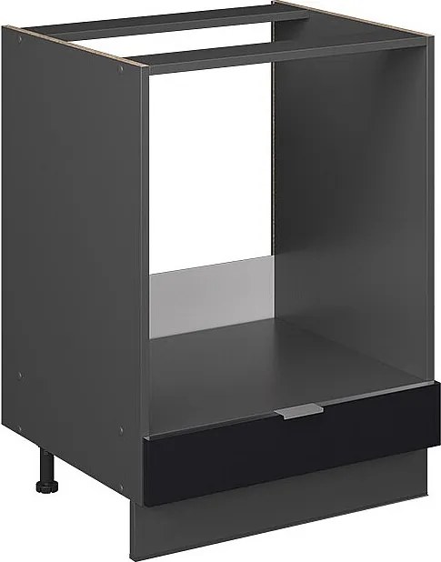 Szafka kuchenna czarne paski 60x51.6x82 fame-line