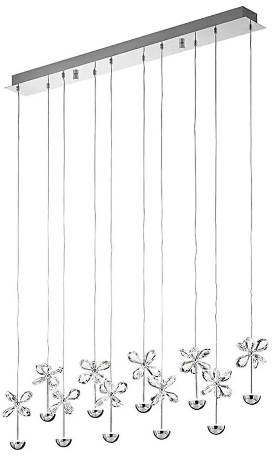 Eglo 93663 - Lampa LED PIANOPOLI 10xLED/2,5W/230V na lince