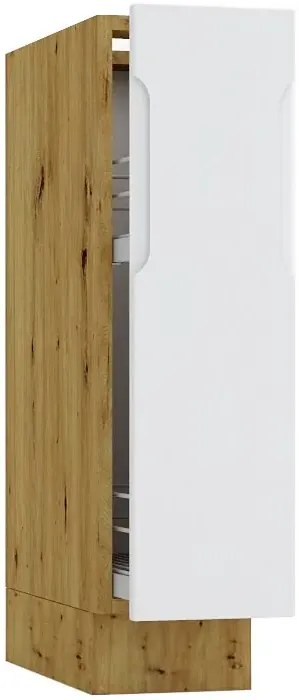 Szafka cargo 20 cm dąb artisan + szary - Orfa 4X