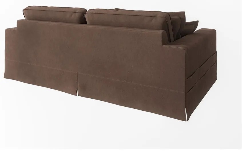 Ciemnobrązowa sofa 236 cm Nora – Ropez