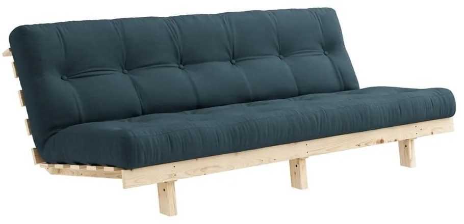 Sofa rozkładana Karup Design Lean Raw Petrol Blue