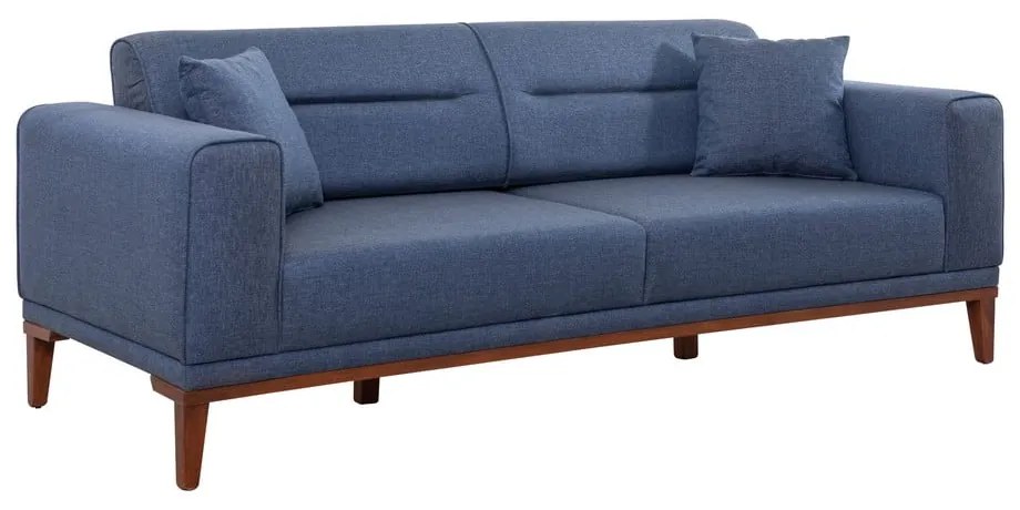 Ciemnoniebieska rozkładana sofa 223 cm Liones – Artie